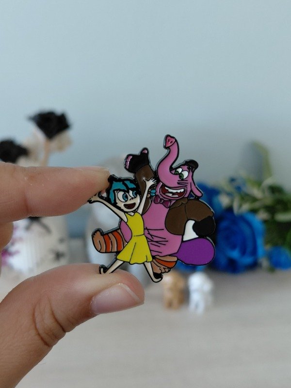 Producto - Pin metalizado - Alegría y Bing Bong de Intensamente #0964