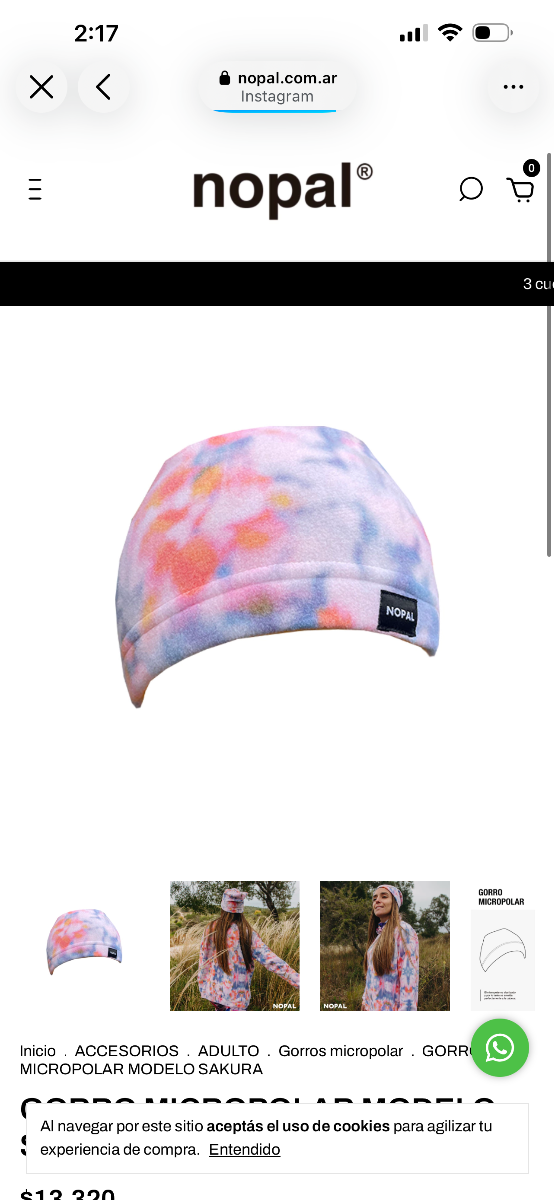 Producto - Gorrito Nopal GN191