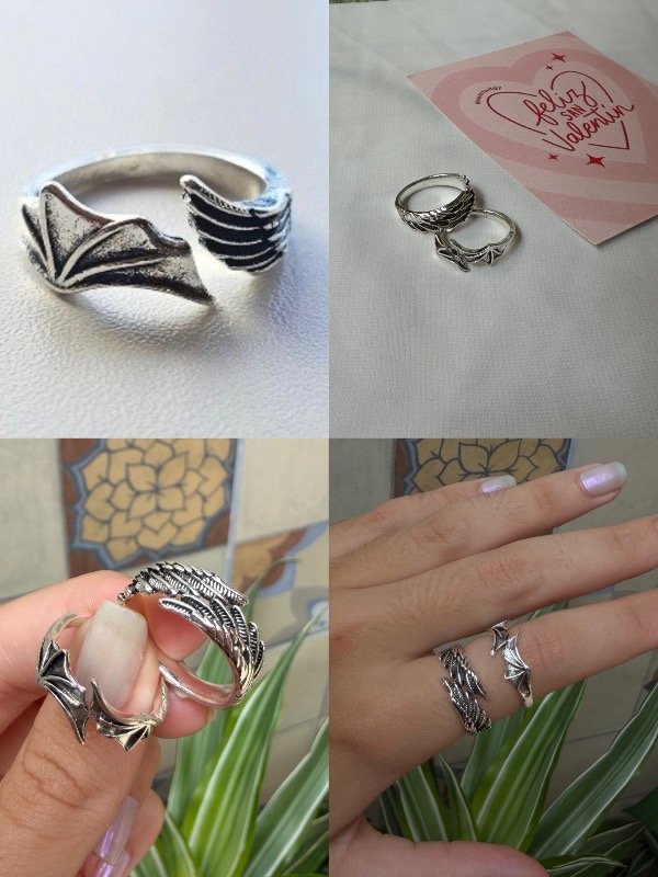 Producto - Anillos para compartir Ángel y Demonio