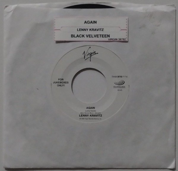 Producto - LENNY KRAVITZ Again + Black Velveteen Simple 7 USA 2000 + TItle Strip