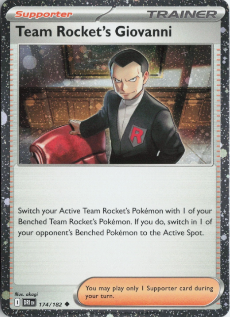 Producto - Team Rocket's Giovanni - 174/182 - Destined Rivals - Cosmos Holo Promo