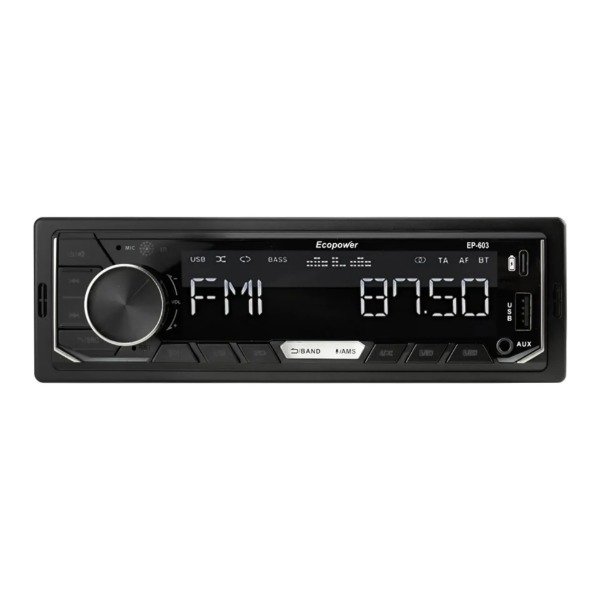 Producto - Ecopower MP3 EP-603 - USB/SD/AUX - Bluetooth - Negro