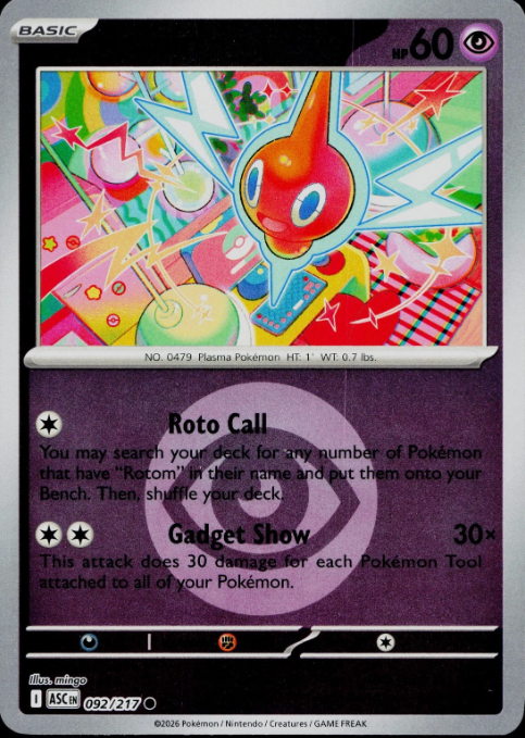 Producto - Rotom 092/217 Energy Pattern Ascended Heroes