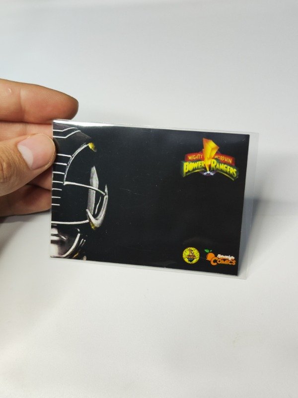 Producto - Tarjeta Coleccionable Black Ranger Morpher Holografico Tamaño Carta - 1