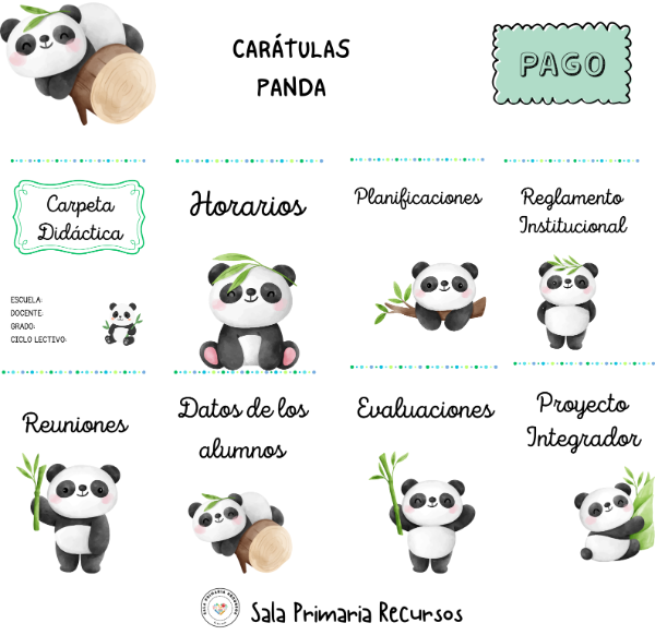 Producto - Panda carátula