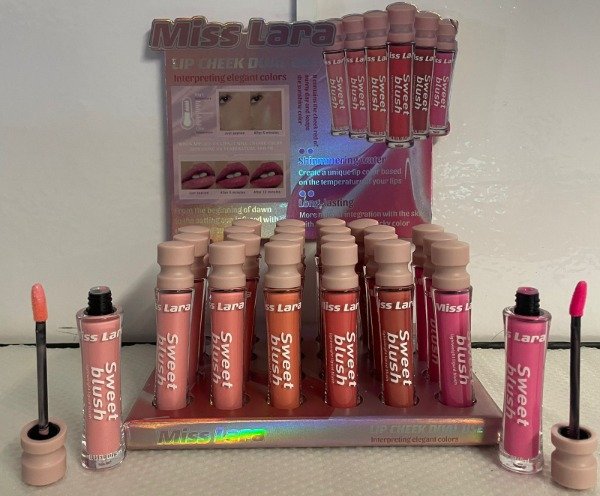 Producto - RB10438 RUBOR LIQUIDO SWEET BLUSH MISS LARA TAPA RAYADA