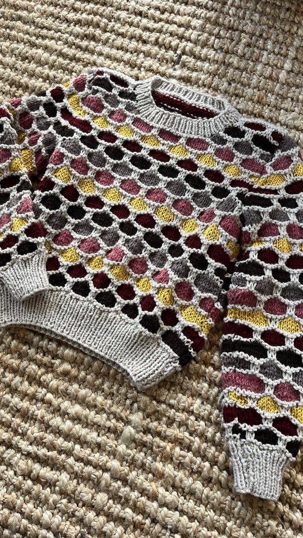 Producto - Sweater panal Base Natural 2 - 4