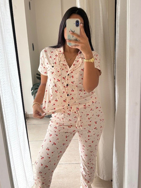Producto - Pijama Nelly pantalón y mangas cortas - 1