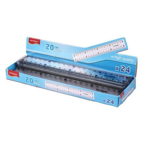 Producto - REGLA 20CM ACRILICA X UNIDAD KEYROAD
