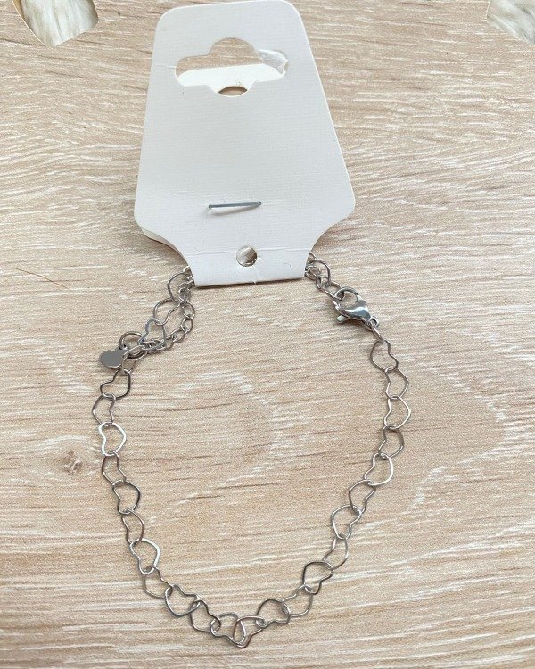 Producto - Pulsera corazoncitos acero quirúrgico