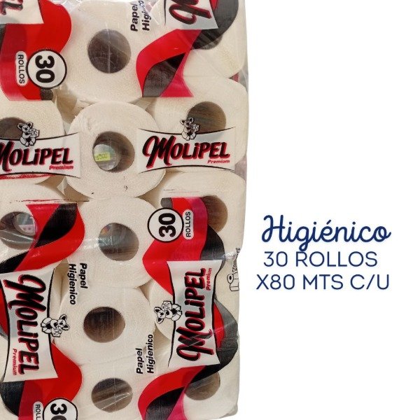 Producto - HIGIENICO 30 ROLLOS X 80MTS