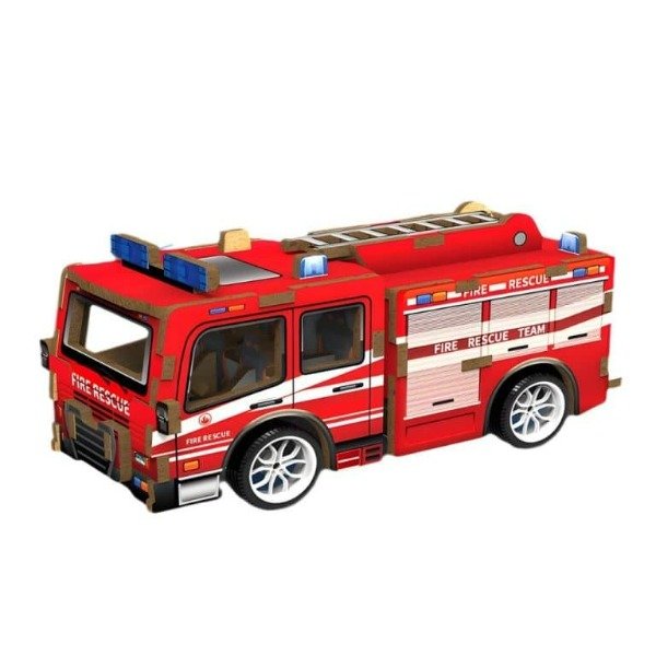 Producto - ROMPE CABEZA 3D MINI CAMION DE BOMBEROS JDMZ-001 - 0