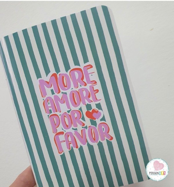Producto - Anotador A6 "MORE AMOR POR FAVOR" - 1