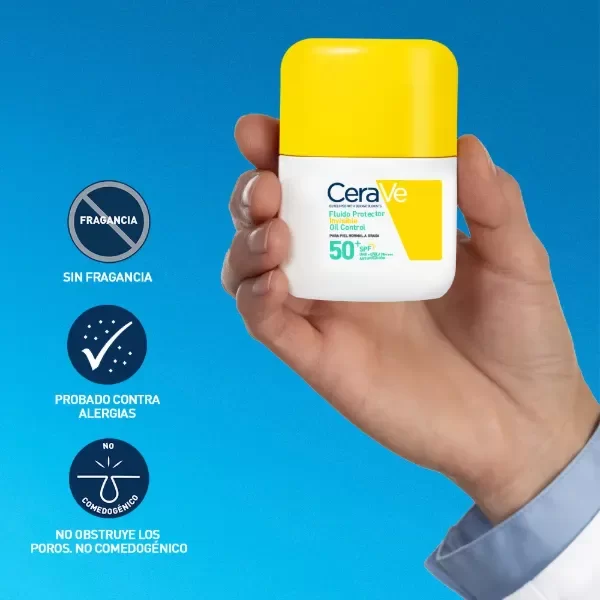 Producto - Protector Solar CeraVe Fluido Invisible Oil Control Spf 50+ x 50 ml - 2