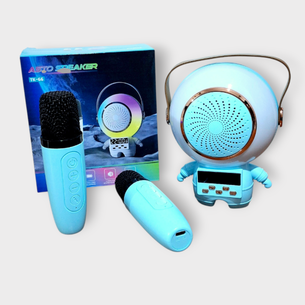 Producto - Parlante Astronauta con 2 micrófono