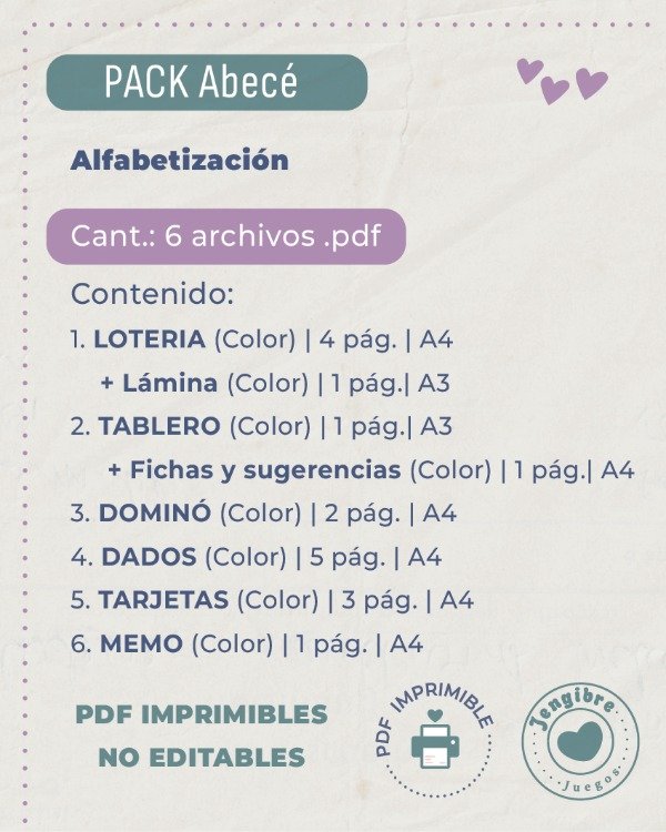 Producto - Pack ABECÉ - Aprender el Abecedario - 5
