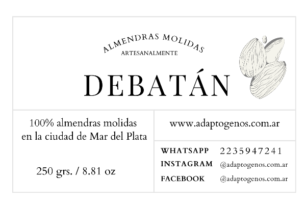 Producto - Harina de Almendras Pura, Almendras Molidas