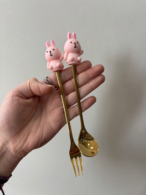 Producto - Set cubiertos Bunny (tenedor y cuchara) - 2