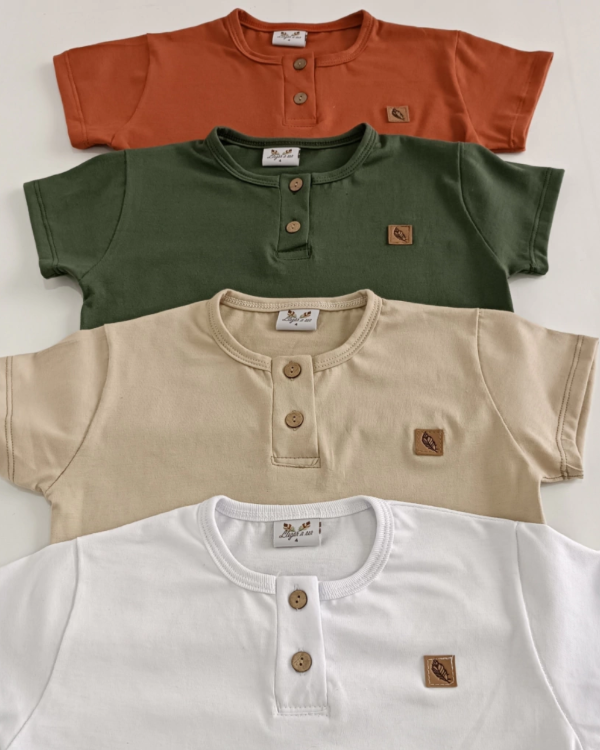Producto - REMERA BOTONES NIÑO - 1