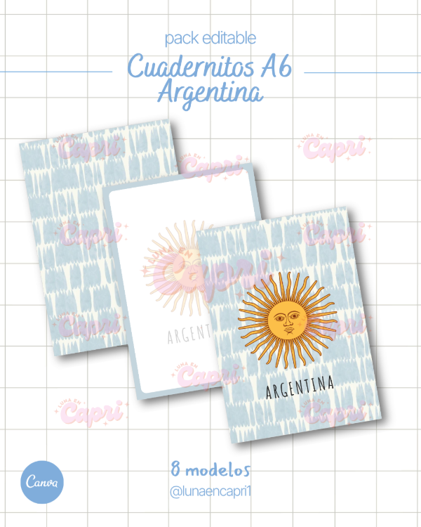 Producto - Cuadernitos A6 Arg