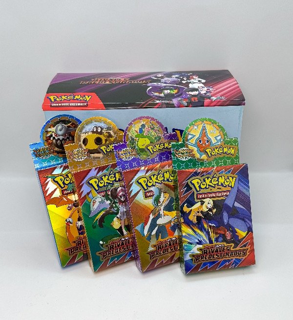 Producto - Mazos cartas Pokémon rivales predestinados caja x20u
