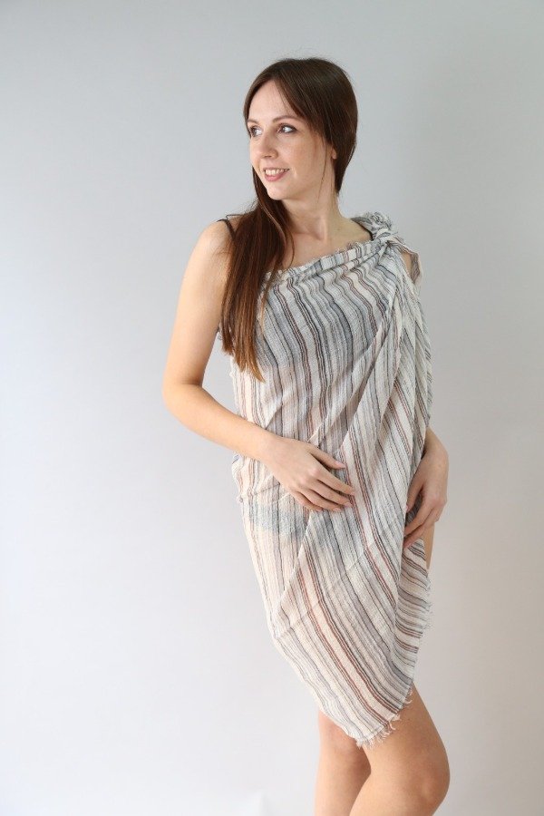 Producto - ESTOLA PAREO ESTAMPADO SPIGA 72350