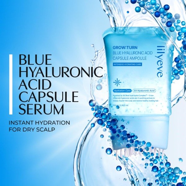 Producto - lilyeve Grow:Turn Blue Hyaluronic Acid Capsule Ampoule 100ml - 1