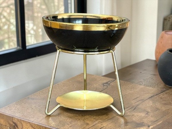 Producto - Hornillo Pie Metalico Oro 11,5cm