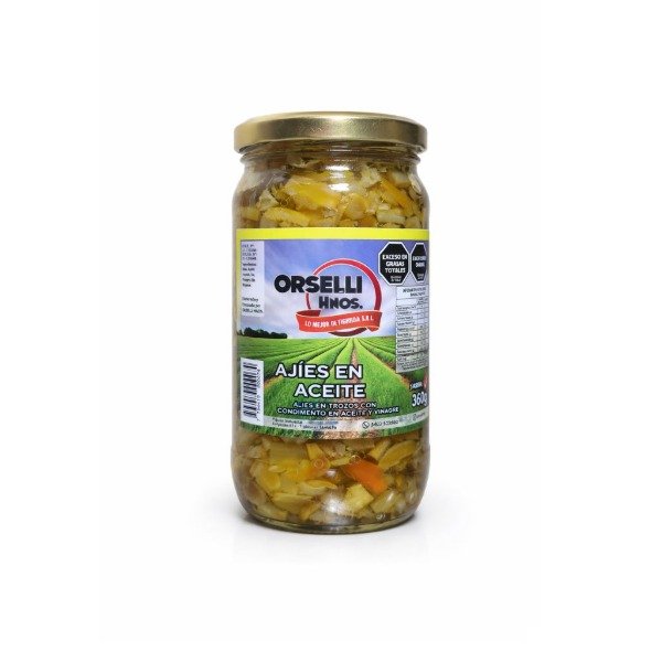 Producto - Ajíes en Aceite Orselli x330g