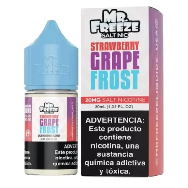 Producto - (NIC SALT LIQ PARA POD) MR FREEZE SALT 35MG - STRAWBERRY GRAPE FROST