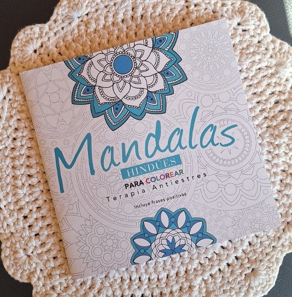 Producto - Libro para pintar "Mándalas" colección Terapia antiestrés