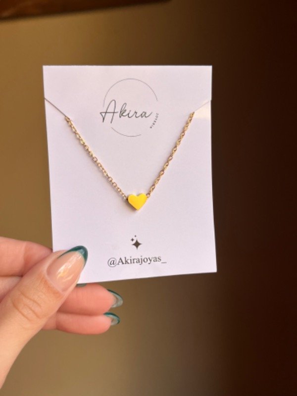 Producto - Cadenita mini corazón gold
