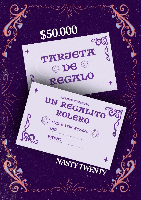 Producto - TARJETA DE REGALO TIER 2