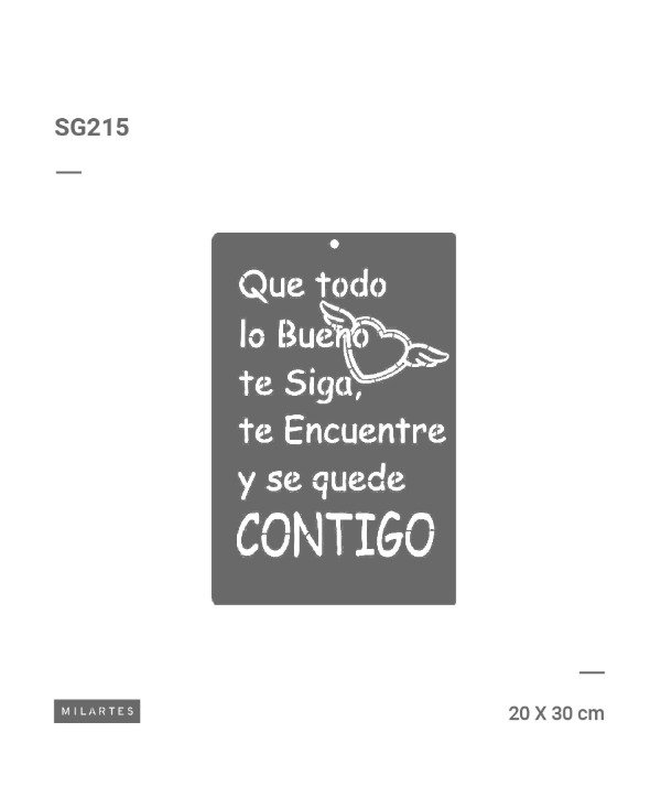 Producto - Stencil MILARTES SG 215