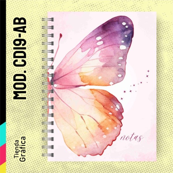 Producto - Cuaderno C19- Mariposa
