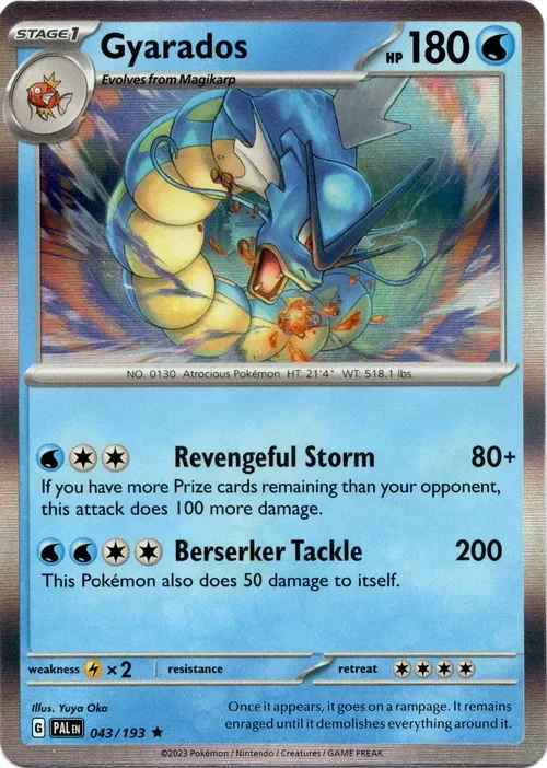 Producto - Gyarados - 043/193 - Paldea Evolved - Holo
