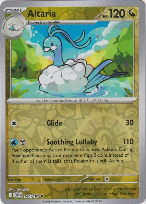 Producto - Altaria - 160/197 - Obsidian Flames - Reverse Holo