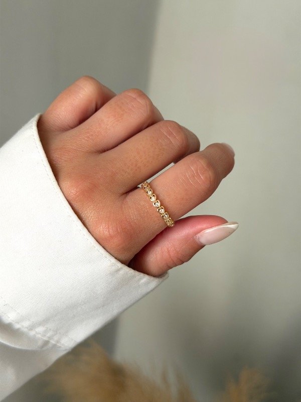 Producto - Anillo dorado lover cubic