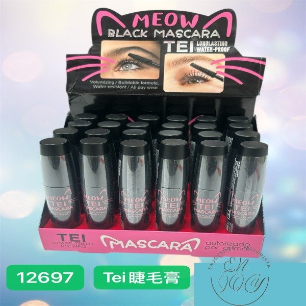Producto - CAJA X24 Máscara De Pestañas NEGRO MEOW 12697