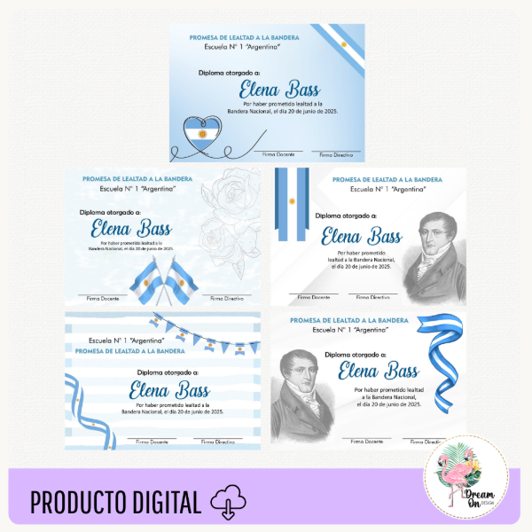 Producto - Diplomas Promesa Lealtad a la Bandera 2da Ed - 2
