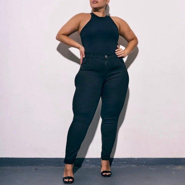 Producto - Jean chupin negro 6971 - 0