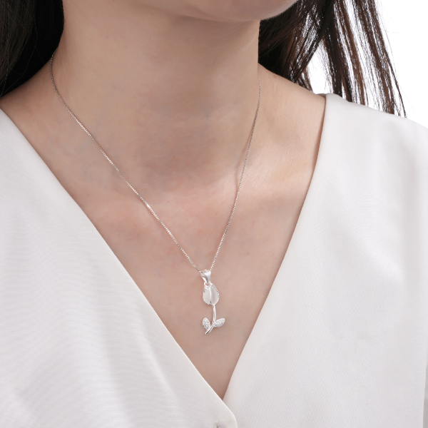 Producto - Dije Farcy Tulipán Nácar