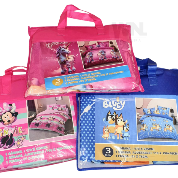 Producto - SABANSA 2Y1/2 PL. INFANTILES 3D.