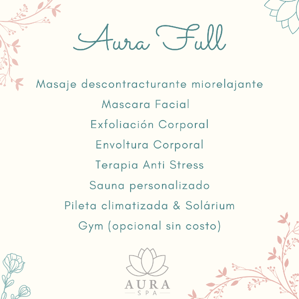 Masajes con Trat Facial y Corporal AURA SPA