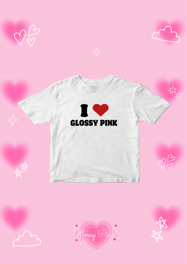 Personaliza tu Baby Tee de I LOVE algodón