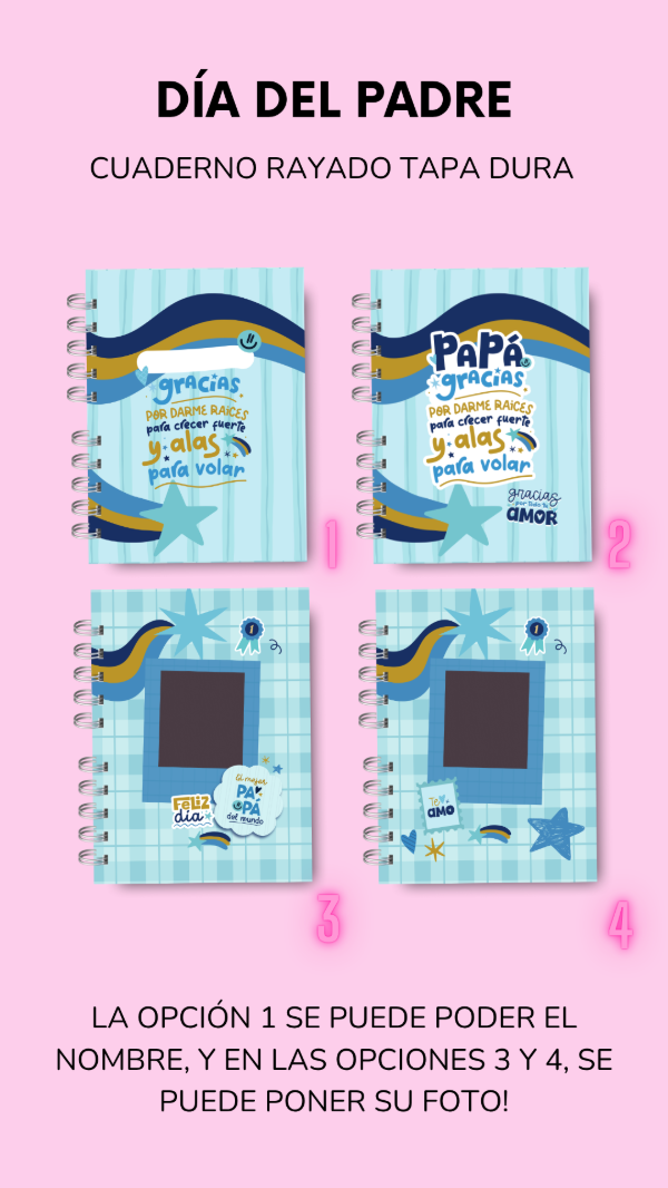 Producto - CUADERNO FELIZ DIA PAPÁ - 1
