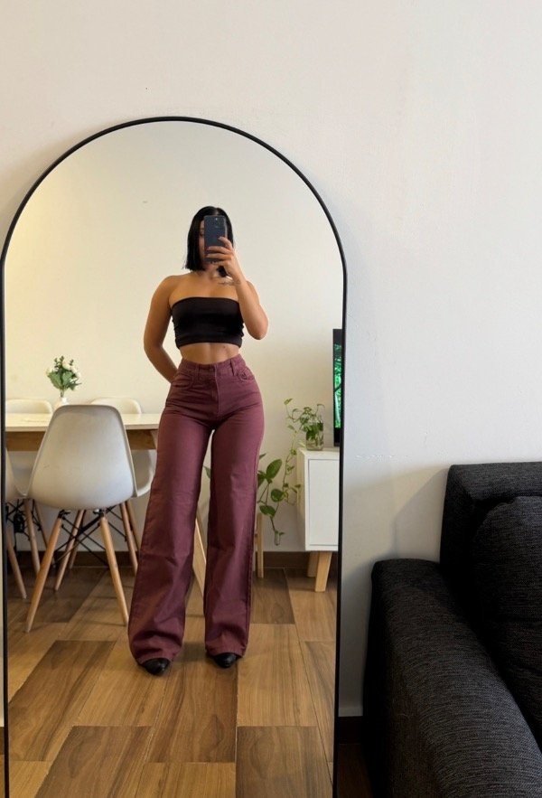 Producto - Wide leg BORDO