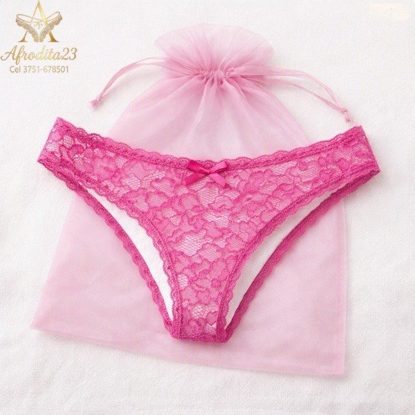 Producto - Colaless de Algodón con Puntilla Fucsia A5-20 - 0