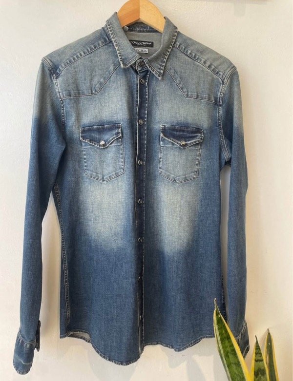 Producto - Camisa de jean Dolce and Gabbana talle S/M