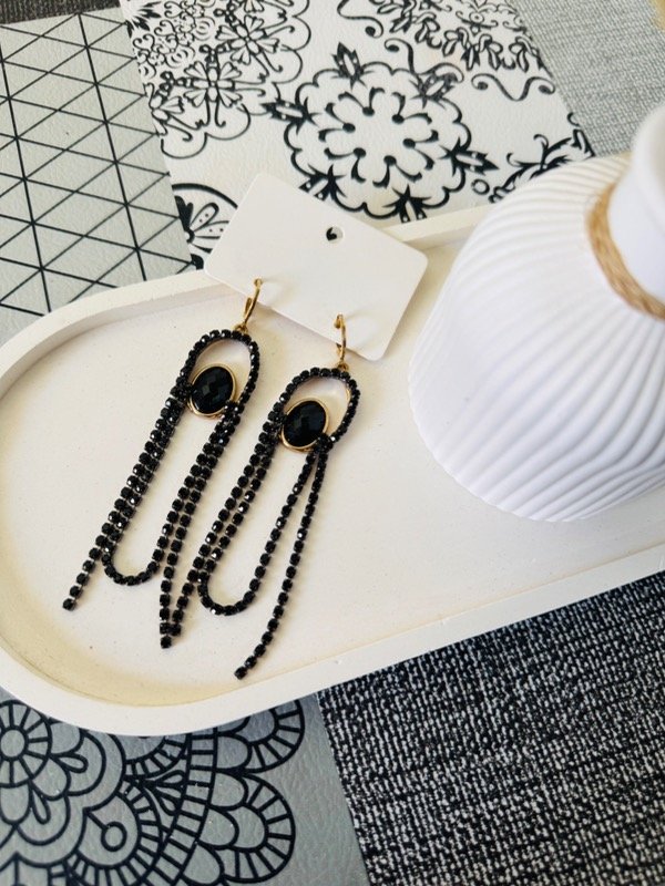 Producto - Aros glam negro
